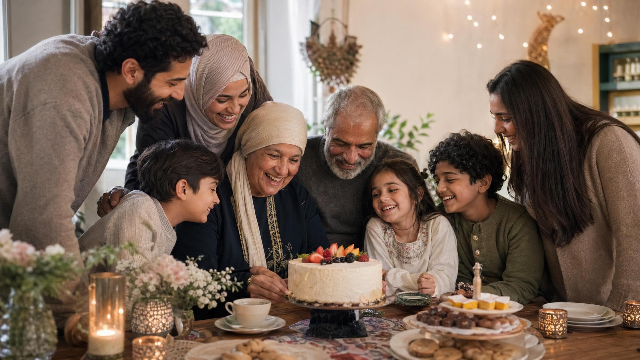 Familie feiert Eid gemeinsam